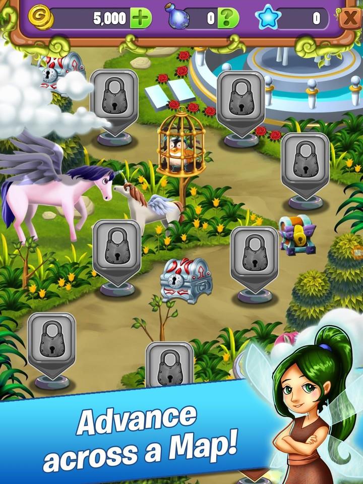 ภาพหน้าจอ Hidden Mahjong Unicorn Garden 2