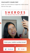 Best free and safe social app for women - SHEROES ảnh chụp màn hình 3