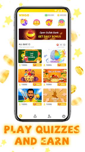 WinGo QUIZ - Earn Money Play Trivia Quiz স্ক্রিনশট 2