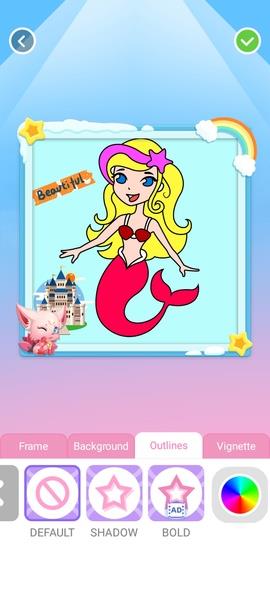 Mermaids Coloring экрана 2