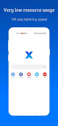 XBrowser - Mini & Super fast zrzut ekranu 1