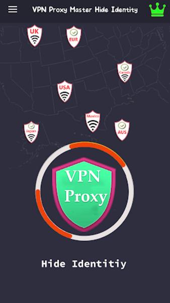 VPN Proxy Master Hide Identity屏幕截圖2