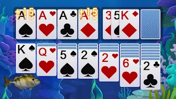 ภาพหน้าจอ Solitaire Fish World-OceanTrip 2