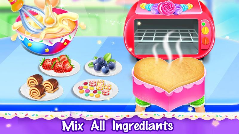 ภาพหน้าจอ Ice cream Cake Maker Cake Game 4