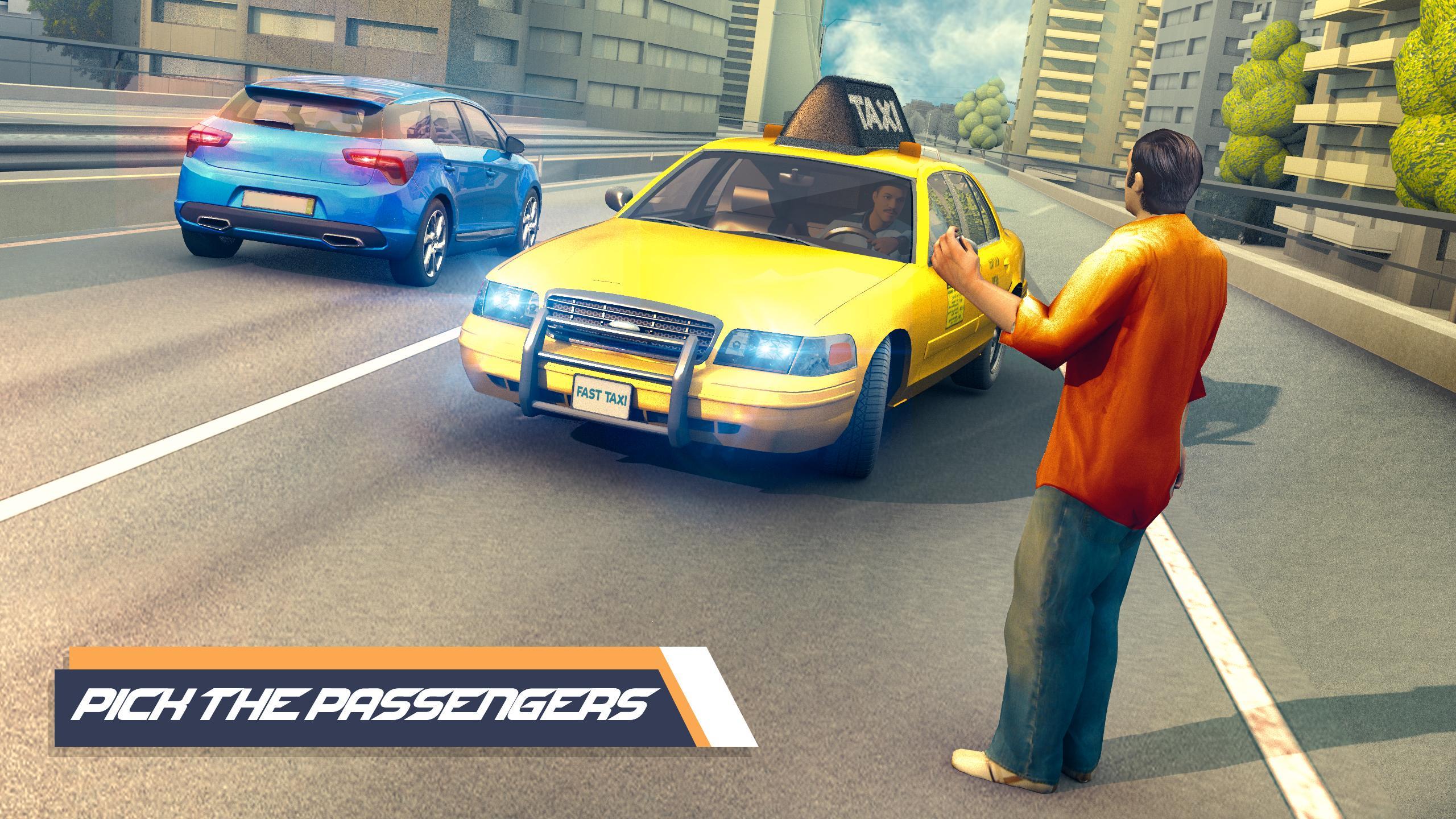 US City Taxi Games - Car Games Captura de pantalla 1