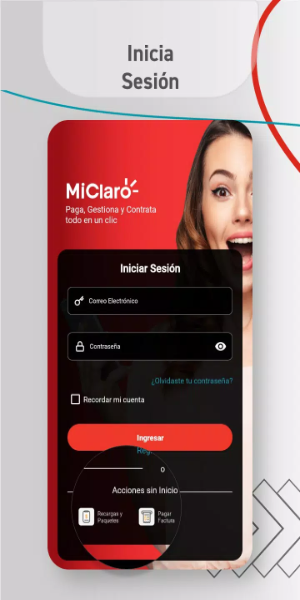Mi Claro captura de pantalla 1