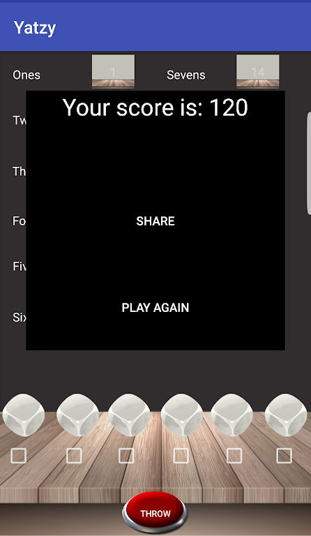 Yatzy - Your Online Score Screenshot 2