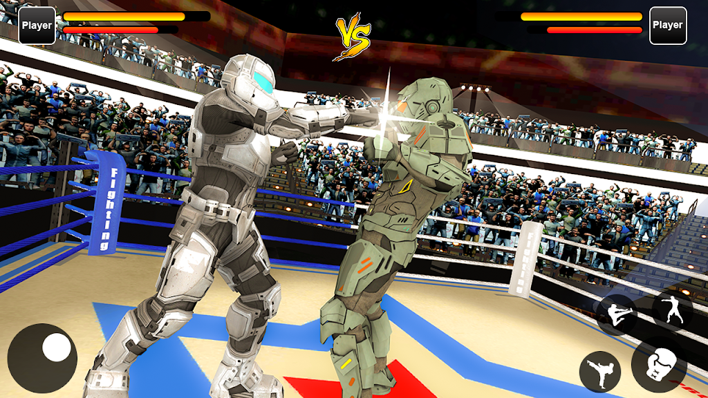 Robot Ring Fighting Real Robot VS Superhero Robot 스크린샷 1