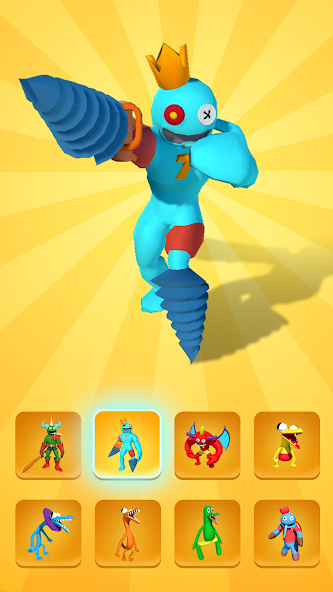 Rainbow Monster - Room Maze Mod ảnh chụp màn hình 2
