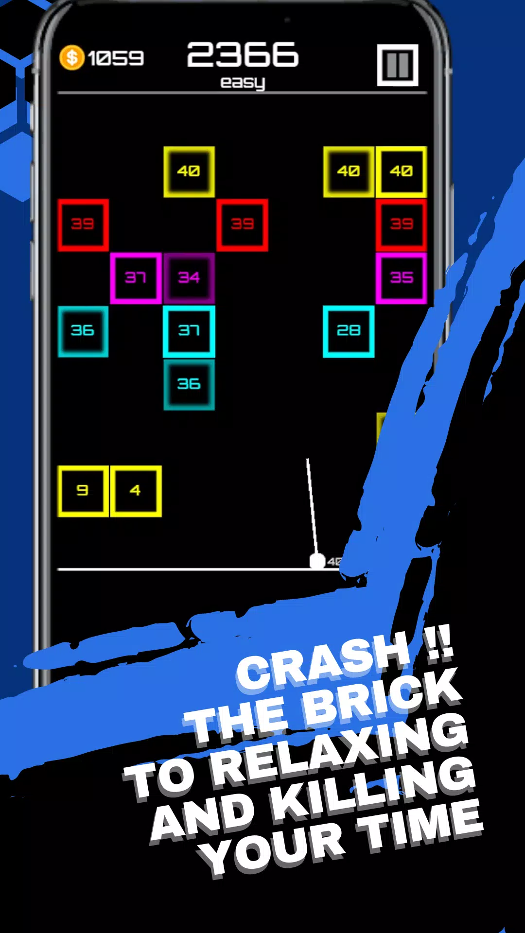 ภาพหน้าจอ Brick Breaker Crash 1