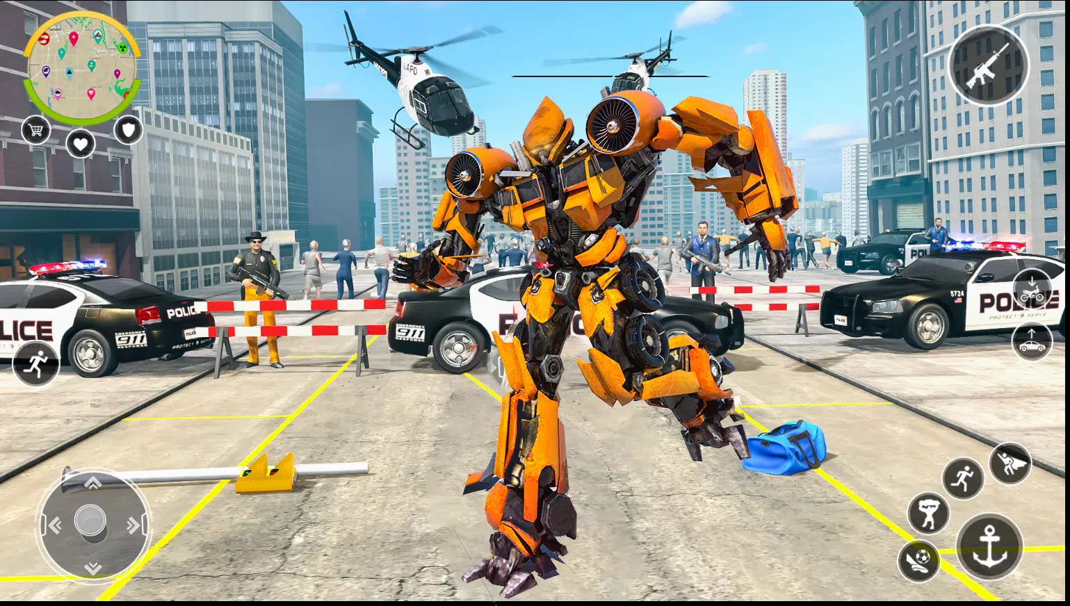 Robot Hero 3D: Robot Transform ekran görüntüsü 2