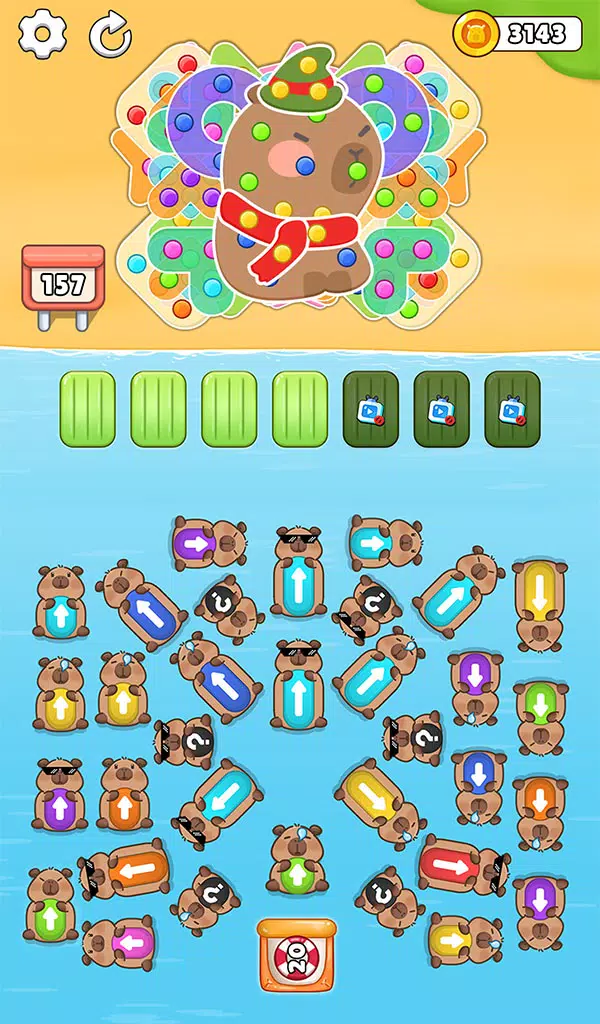 Capybara Mania: Jam Escape ကိုဖန်သားပြင်3