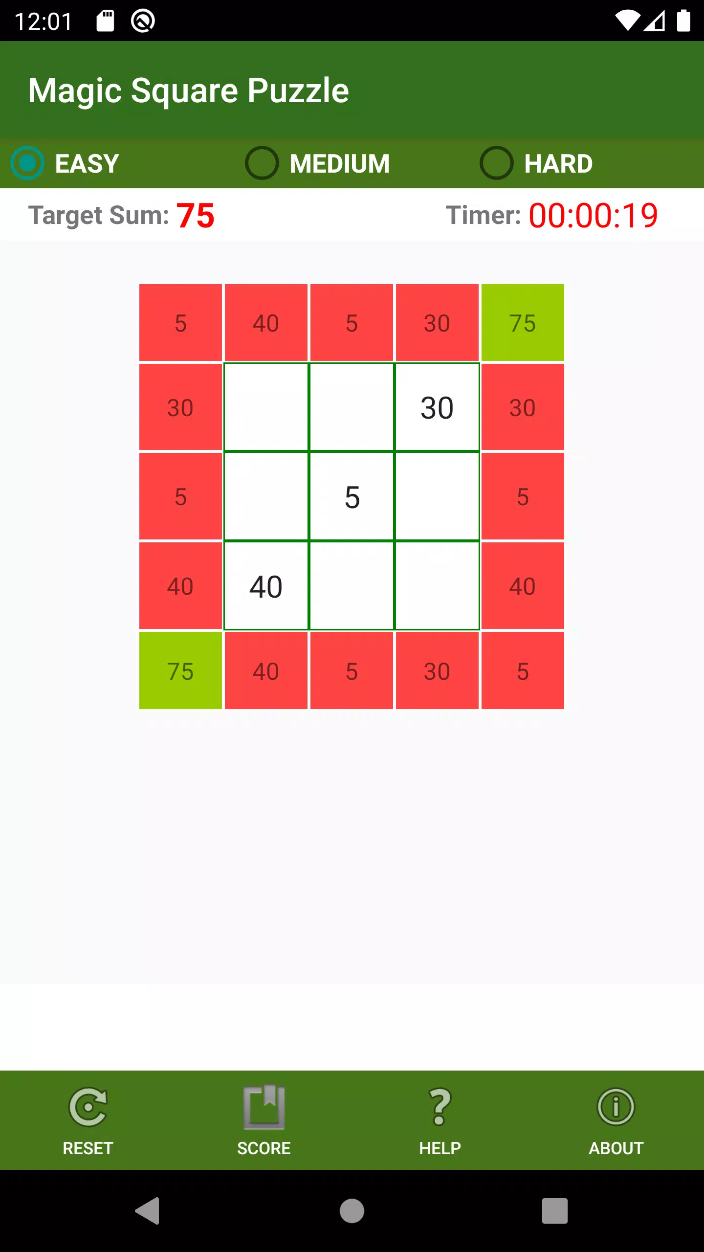 Magic Square Puzzle Ảnh chụp màn hình 2