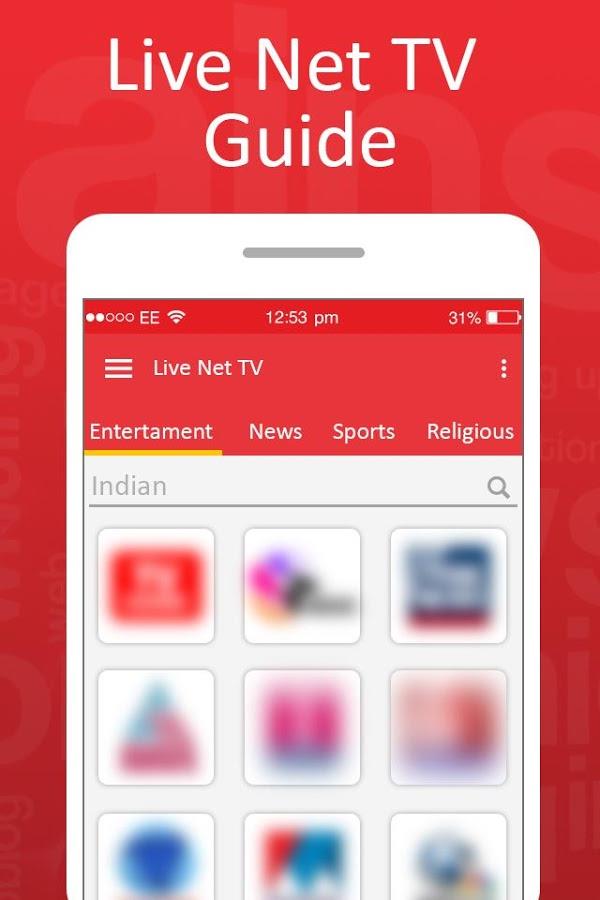 Live Net TV Streaming Guide Capture d'écran 1