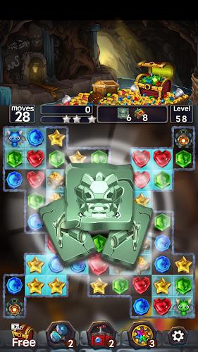 Jewel Mine Quest: Match-3 স্ক্রিনশট 4