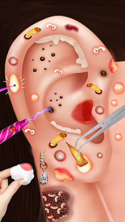 Ear Wax Salon:ASMR Doctor Game ảnh chụp màn hình 2