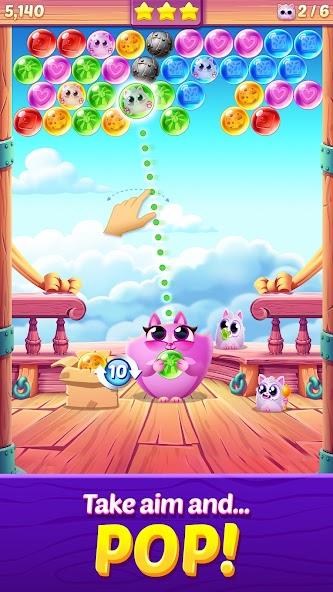 Cookie Cats Pop - Bubble Pop Mod captura de pantalla 3