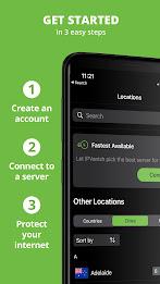 IPVanish: VPN Location Changer 스크린 샷 2