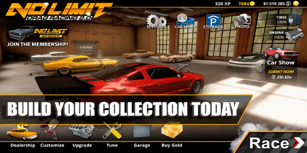 ภาพหน้าจอ No Limit Drag Racing 2 1