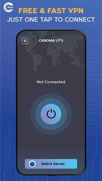 Chroma VPN Unblock Sites Proxy ảnh chụp màn hình 1