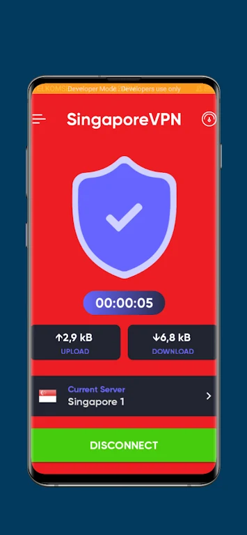 Screenshot Singapore VPN: Proxy SG Master 3