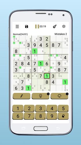 Screenshot Sudoku - 4x4 6x6 9x9 16x16 4