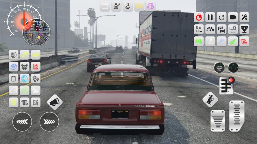 Lada 2107 Tuning Russian City Screenshot 2