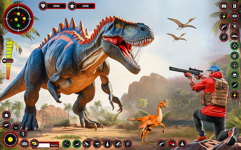 Dino Hunter 3D Hunting Games ảnh chụp màn hình 2