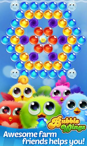 Bubble Wings: bubble shooter Capture d’écran4