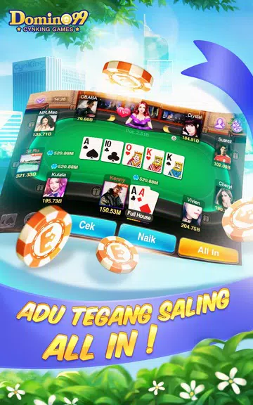 ภาพหน้าจอ Domino QiuQiu Free - No. 1 di Indonesia 2