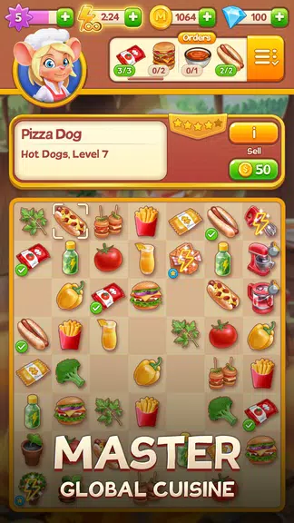 Merge Inn - Cafe Merge Game screenshot 4