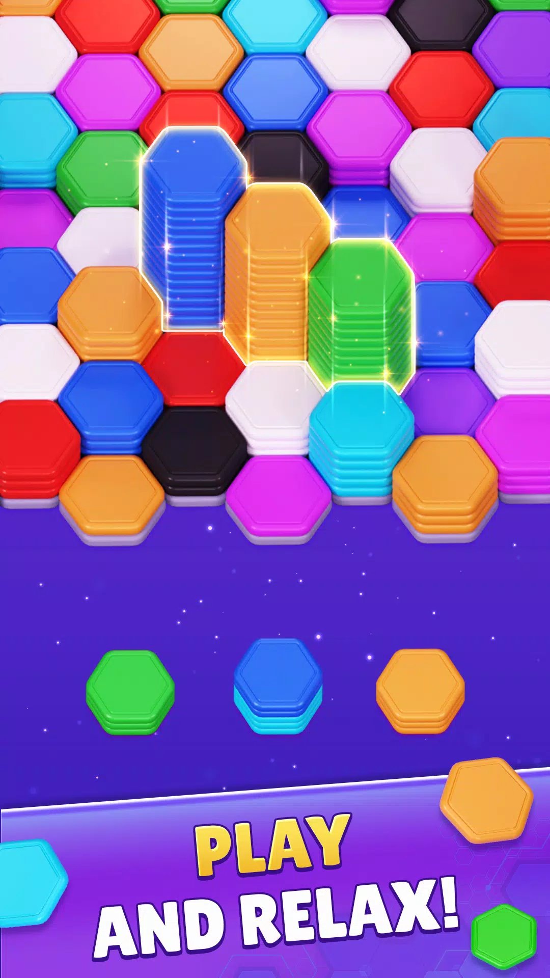 Color Hexa Sort Puzzle Game ảnh chụp màn hình 1