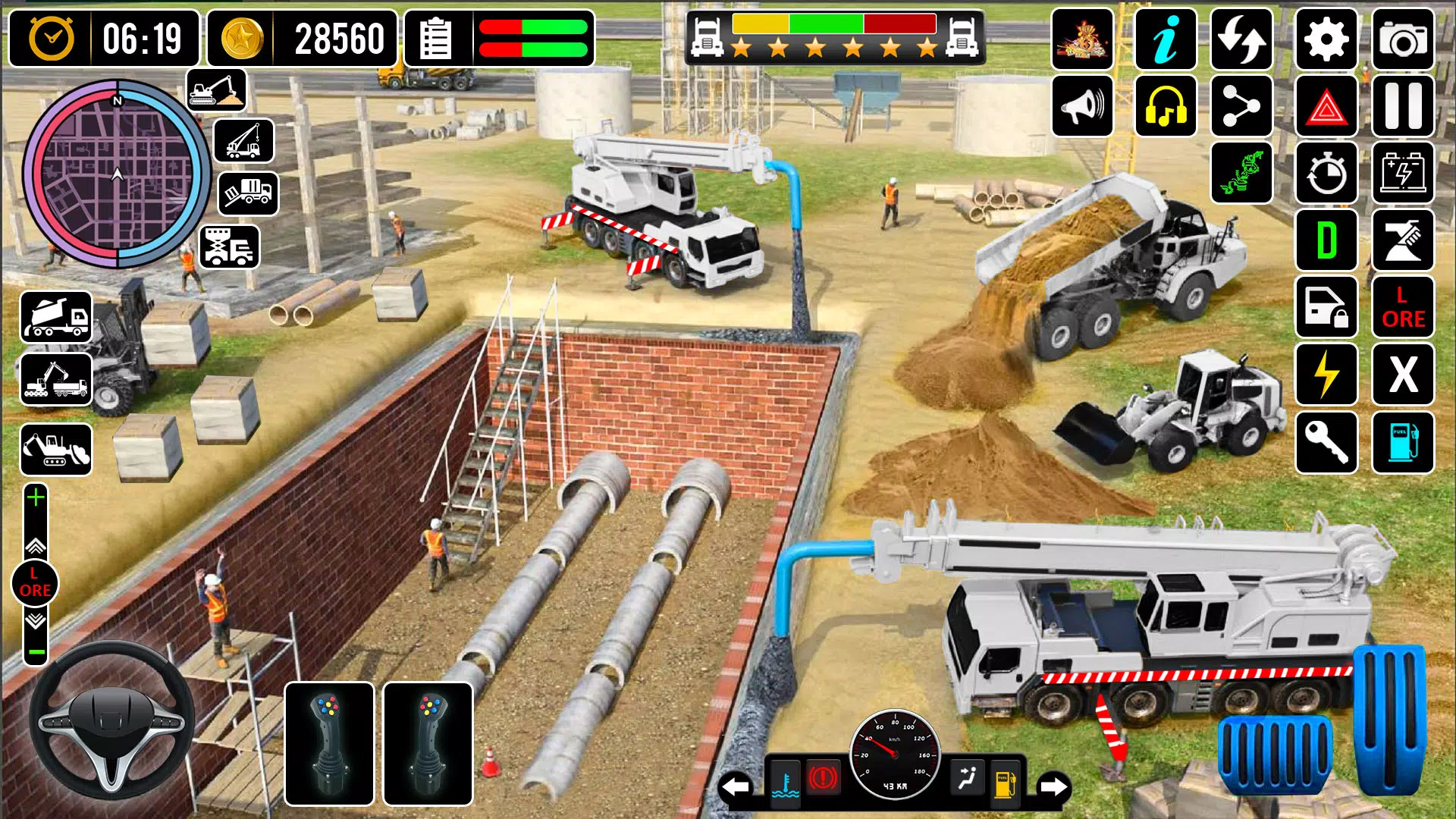 Snow Excavator Simulator Game屏幕截圖2