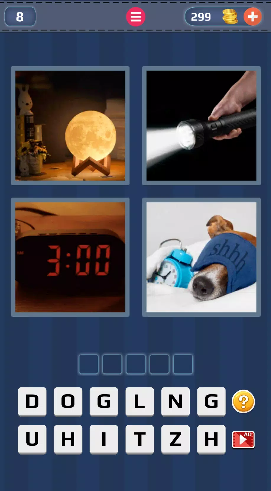 ภาพหน้าจอ 4 Pics 1 Word: Guess the Word 4