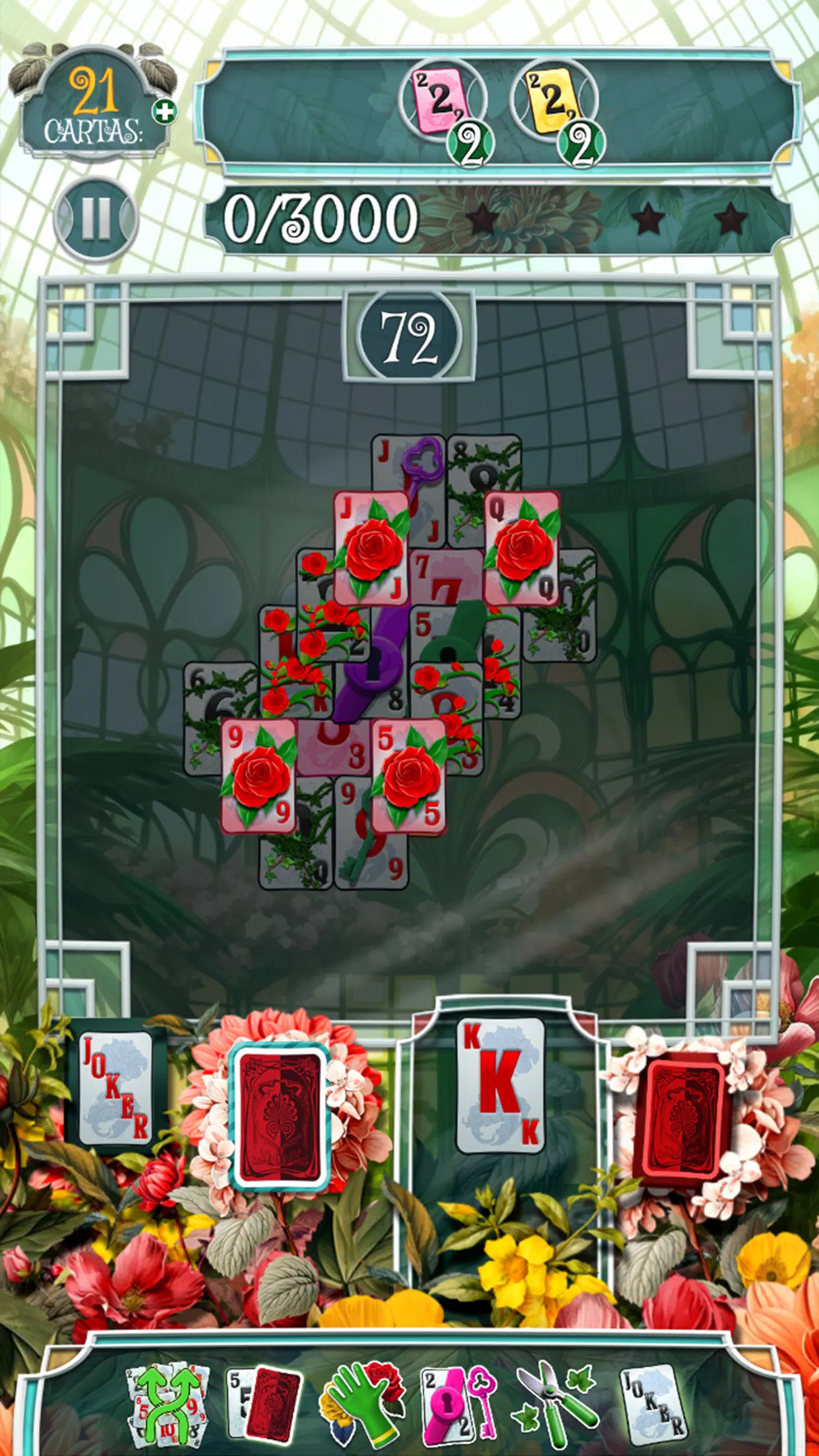 Greenhouse Solitaire TriPeaks Screenshot 4