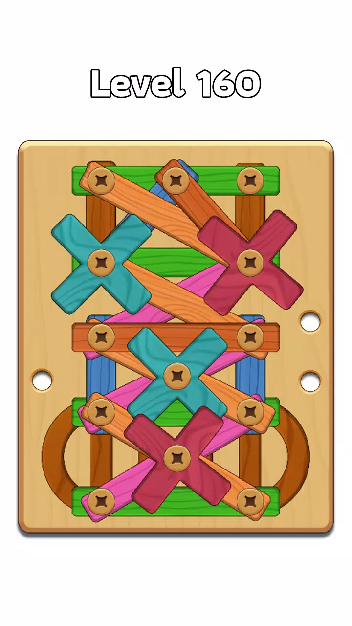 Wood Nuts & Bolt: Screw Puzzle 스크린 샷 4