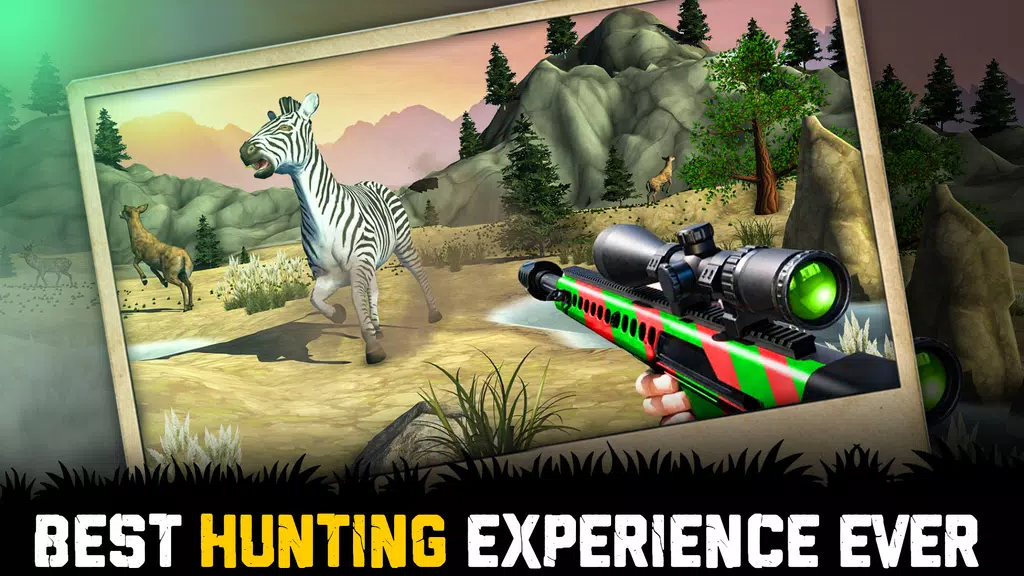 Wild Animal Hunting 3D Offline Capture d’écran3