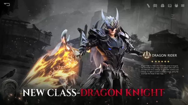 Dark Nuns class gameplay showcasing aerial combat and shadow magic