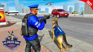 US Police Dog Crime Chase Game 스크린 샷 3