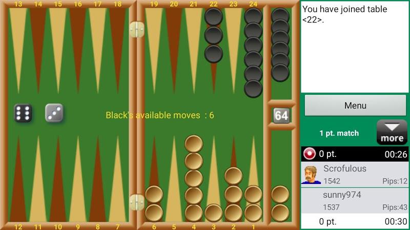 Backgammon Club屏幕截圖2