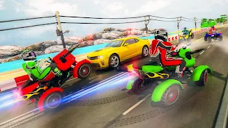 ATV Quad Bike Traffic Race screenshot 1