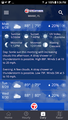 WSVN 7Weather - South Floridaスクリーンショット4