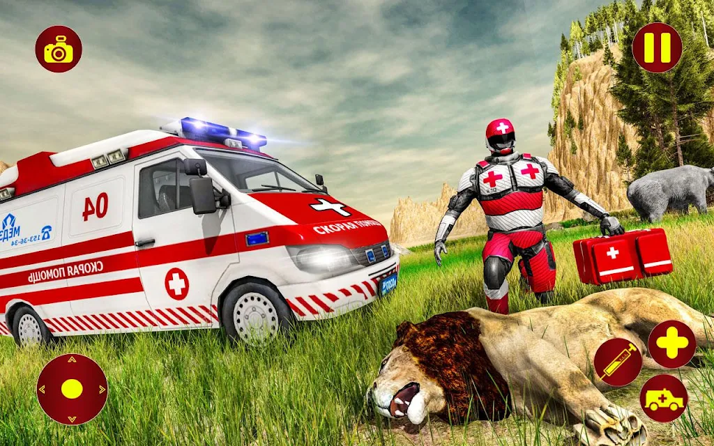 Doctor Robot Animals Rescue ảnh chụp màn hình 3