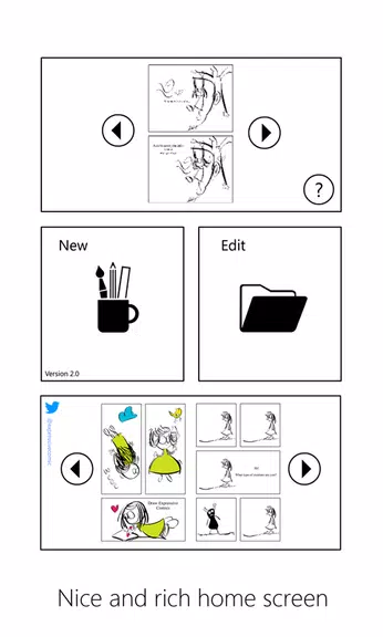 Draw Expressive Comics ကိုဖန်သားပြင်2