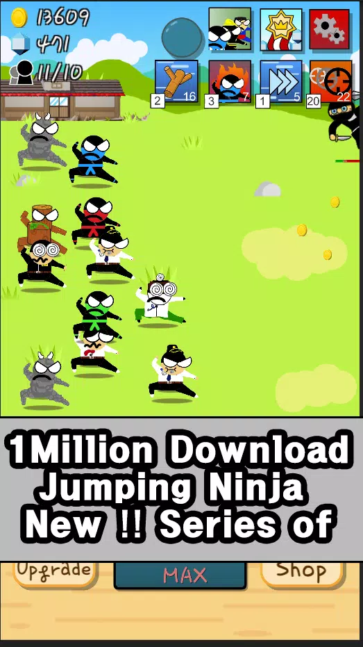 Ninja Growth - Brand new clicker game Mod Capture d’écran2