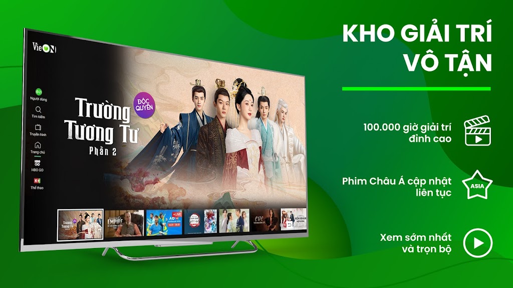 VieON for Android TV ảnh chụp màn hình 2