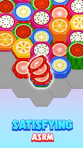 ภาพหน้าจอ Fruitagon: Stack Sort 3