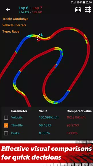 Sim Racing Telemetry экрана 3