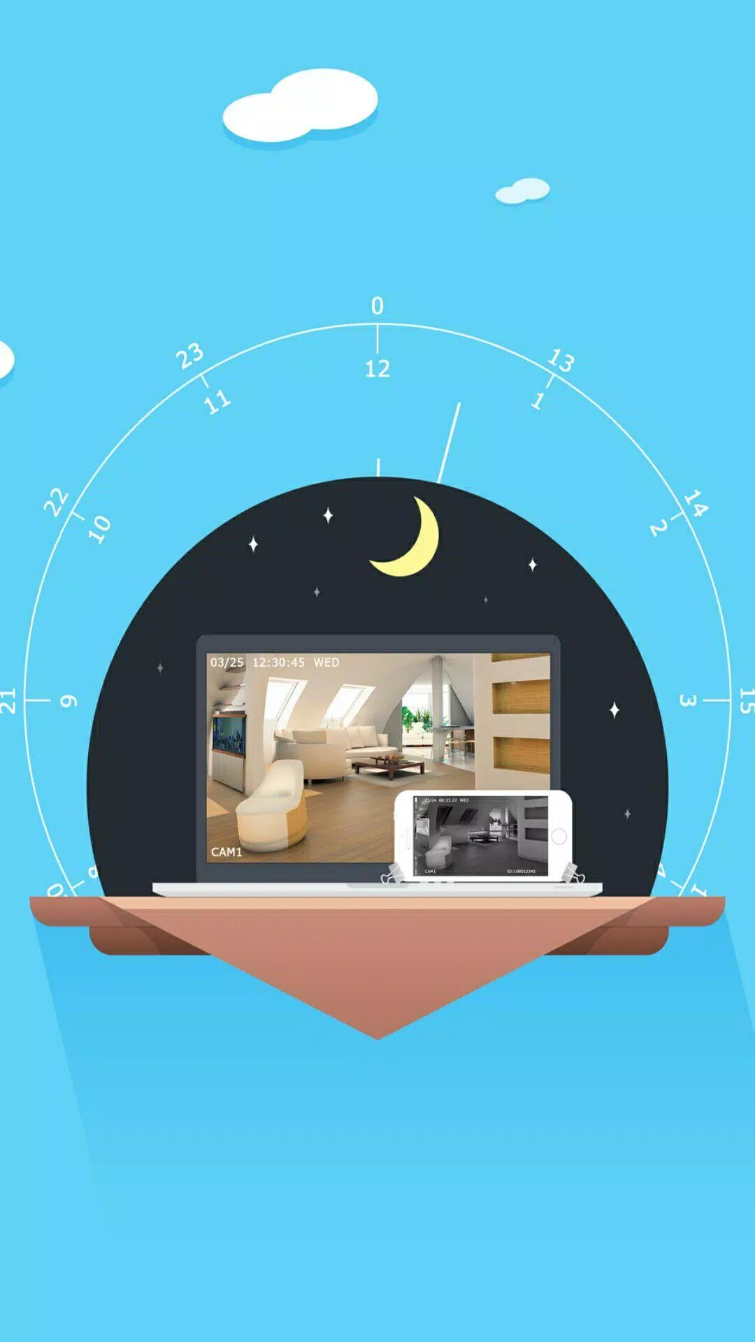 ภาพหน้าจอ IP Pro(VR Cam, EseeCloud) 1