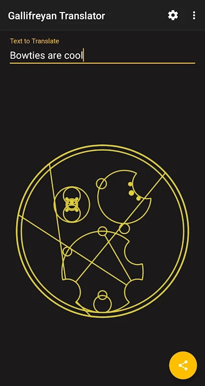 Gallifreyan Translator ekran görüntüsü 2